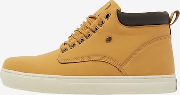 Baskets basses 'WOOD' BRITISH KNIGHTS en jaune : devant