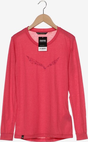 SALEWA Langarmshirt S in Pink: predná strana