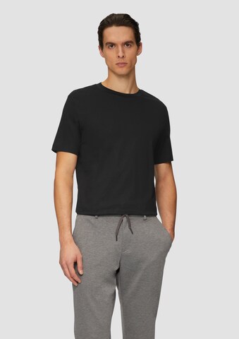 s.Oliver BLACK LABEL T-Shirt in Schwarz: Vorderseite