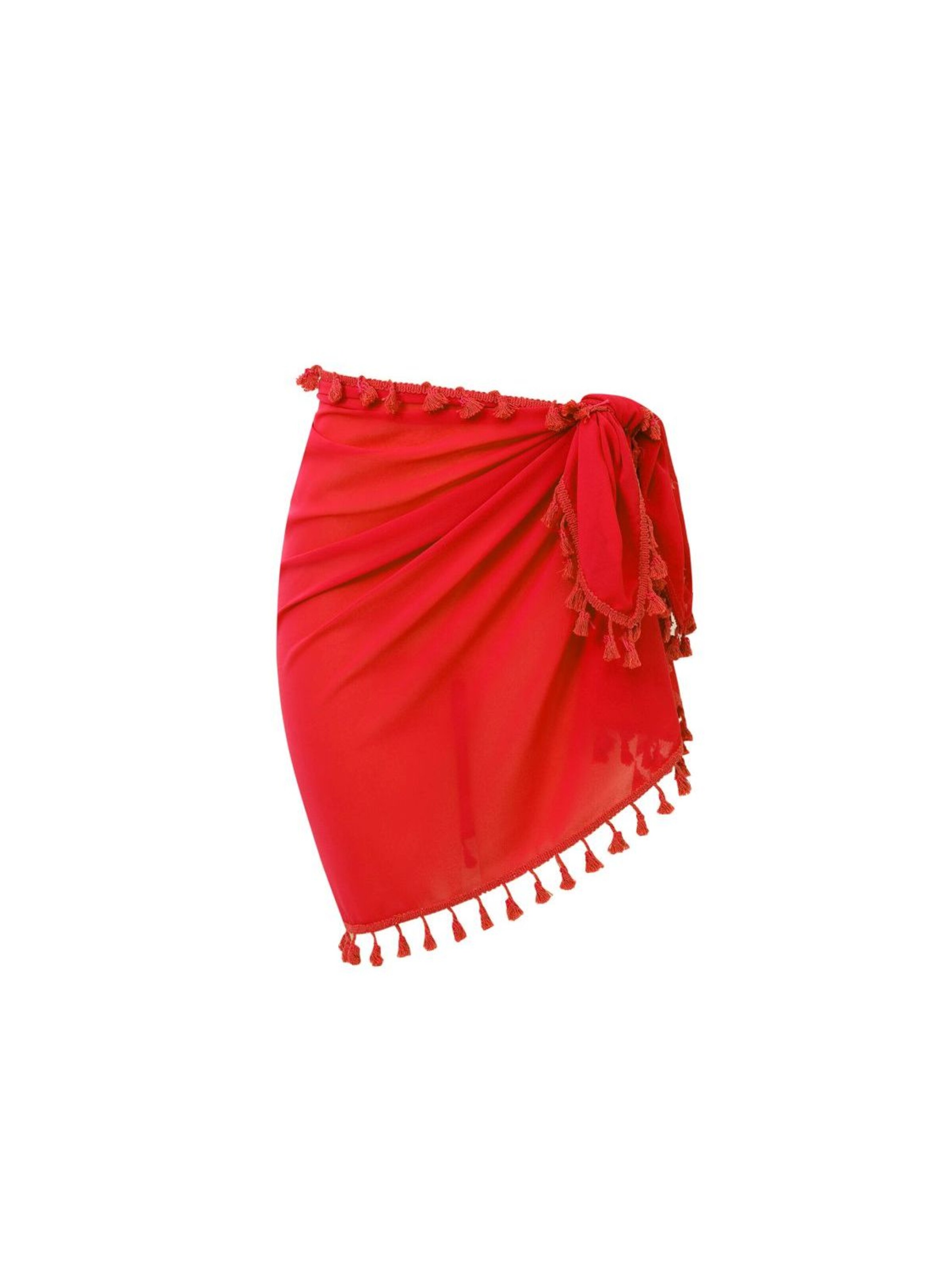 alberto cabale Rock 'FRINGES'‌ in rot, Produktansicht