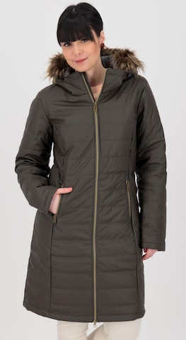 KILLTEC Outdoor Coat 'GW 12' in Green: front