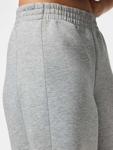 PIECES Wide leg Trousers 'BUCUBA ' in Grey