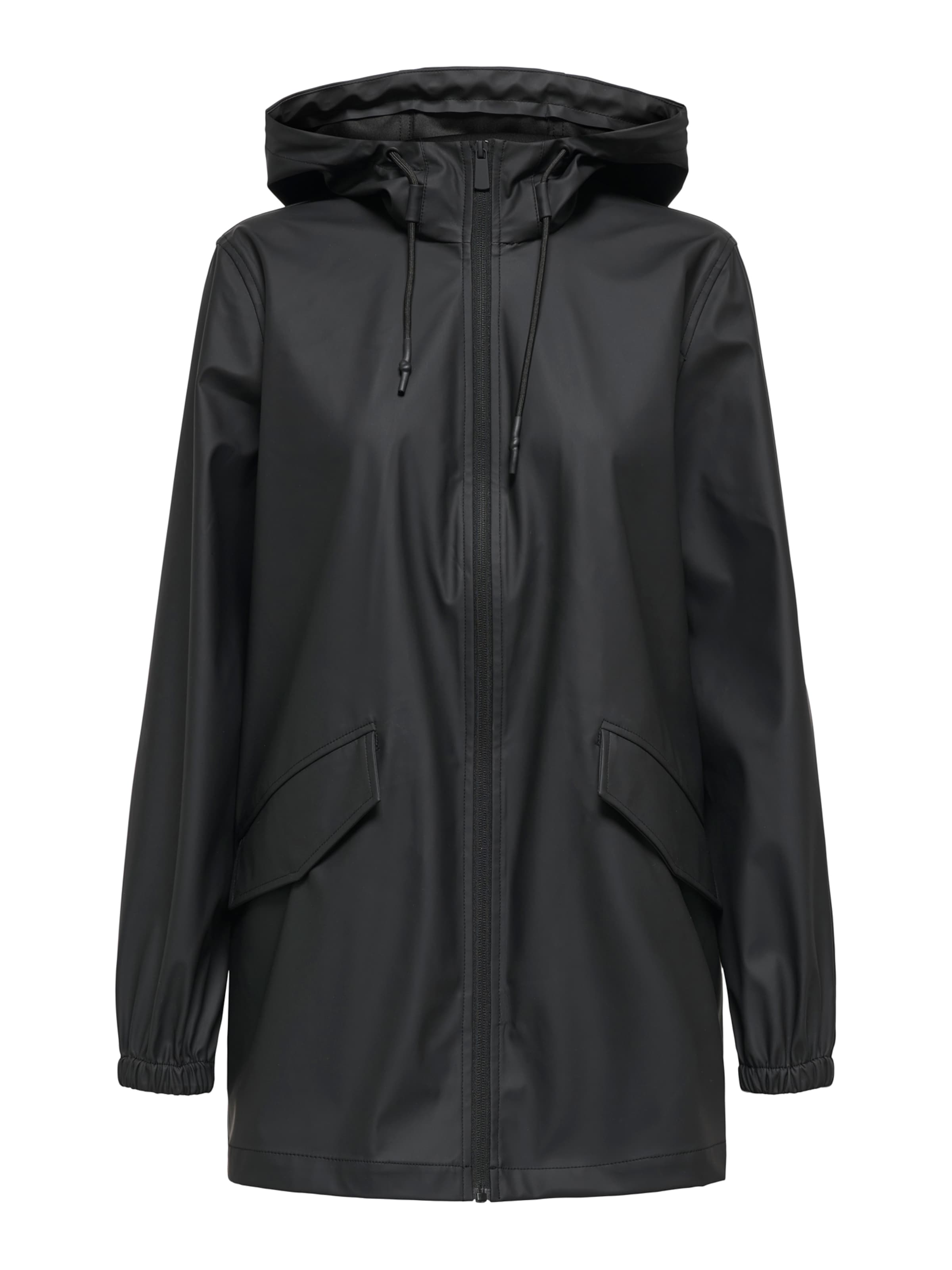 JDY Between-Seasons Coat &#x27;JDYMULAN&#x27; in Black: front
