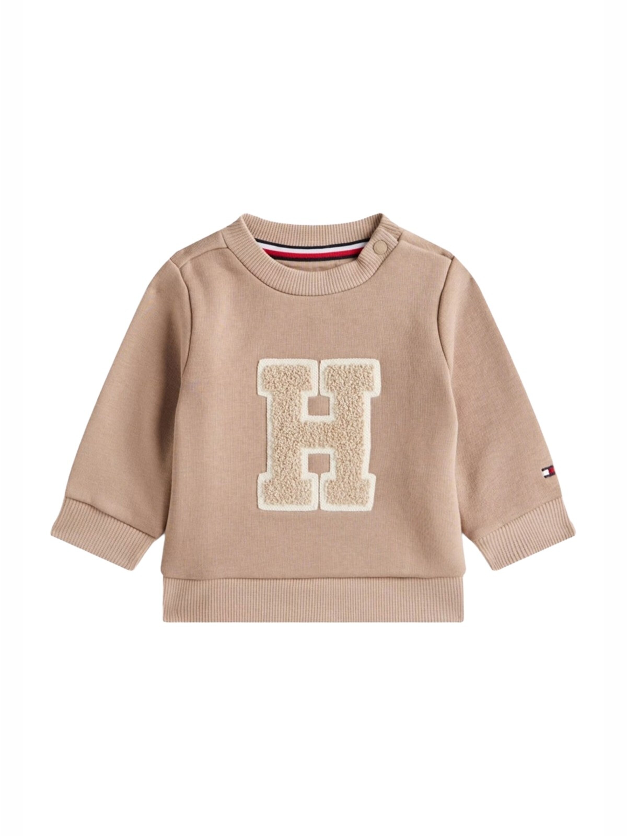 Tommy Hilfiger Kids Sweatshirt in Beige: front