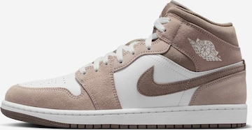 Pantofi sport 'Air Jordan 1 Mid Herrenschuh' de la Jordan pe gri: față
