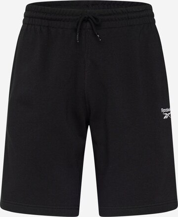 regular Pantaloni di Reebok in nero: frontale