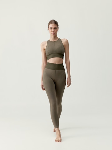 Born Skinny Leggings ' Nube ' in Green: front