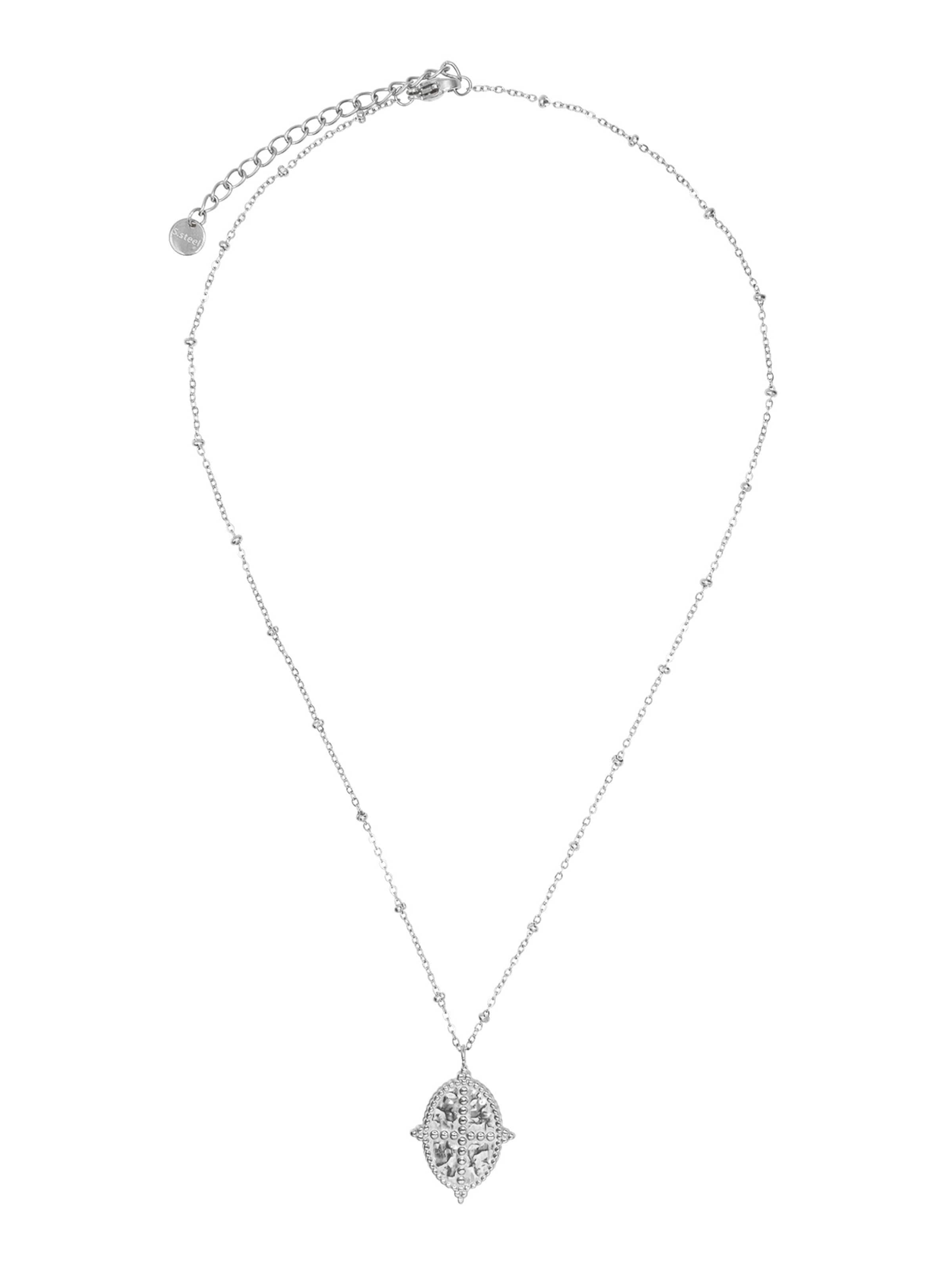 Heideman Ketting 'Tubae' in Zilver: voorkant