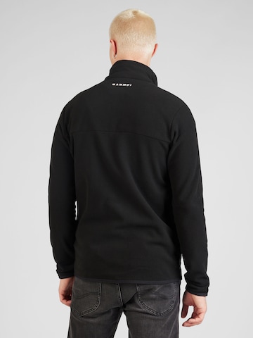 MAMMUT Tapered Athletic Fleece Jacket 'Trovat Tour' in Black