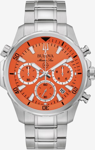 Bulova Analoguhr in Silber: predná strana