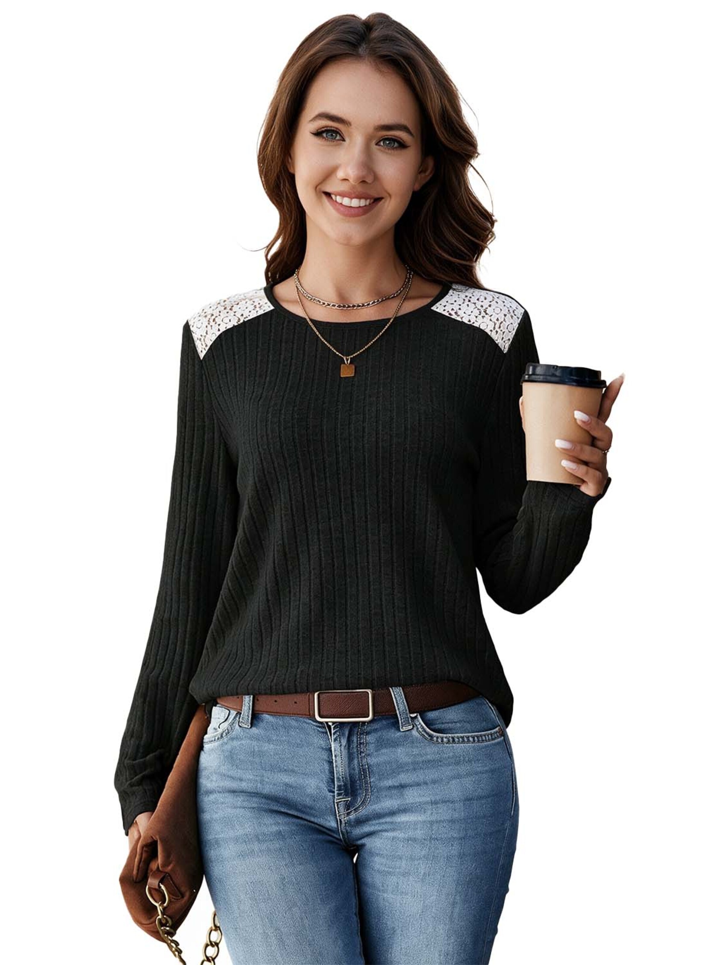 KoJooin Sweater in XL in Black, Item view