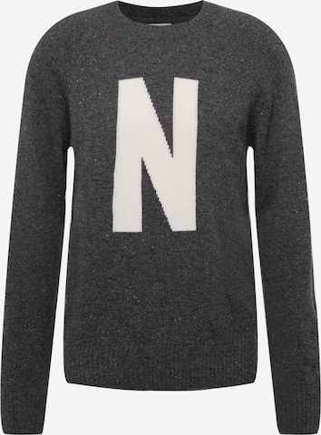 NORSE PROJECTS Pullover 'Fridolf N Donegal' i grå: forside