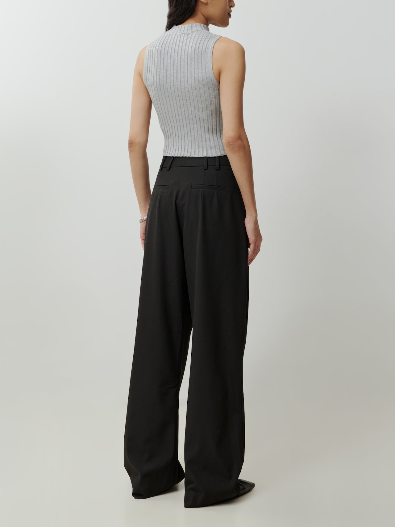 EDITED Produits Haut 'Lynara' gris chiné