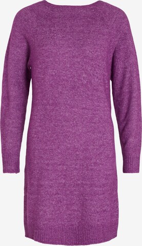 VILA Knitted dress 'Ella' in Purple: front