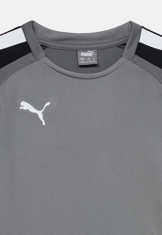PUMA Функционална тениска 'TeamLiga' в сиво