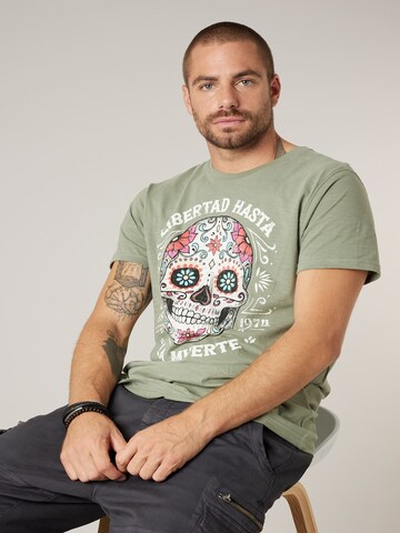 Deeluxe Shirt 'CRANEO' in Groen: voorkant