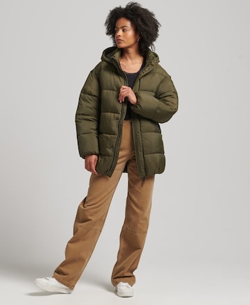 Veste d’hiver 'Cocoon' Superdry en vert