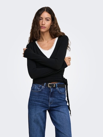 T-shirt 'ONLVirro' ONLY en noir : devant