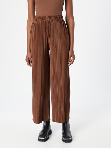 Samsøe Samsøe Loose fit Trousers 'UMA' in Brown: front