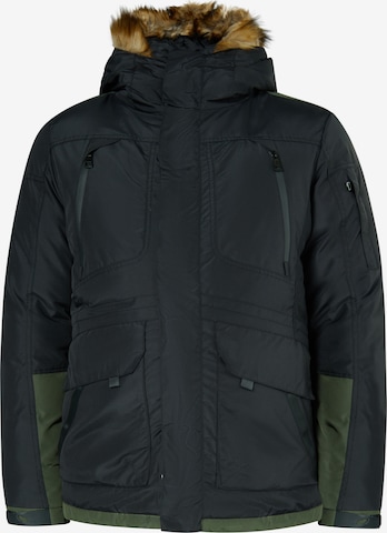 TUFFSKULL Weatherproof jacket 'Caversham' in Black: front