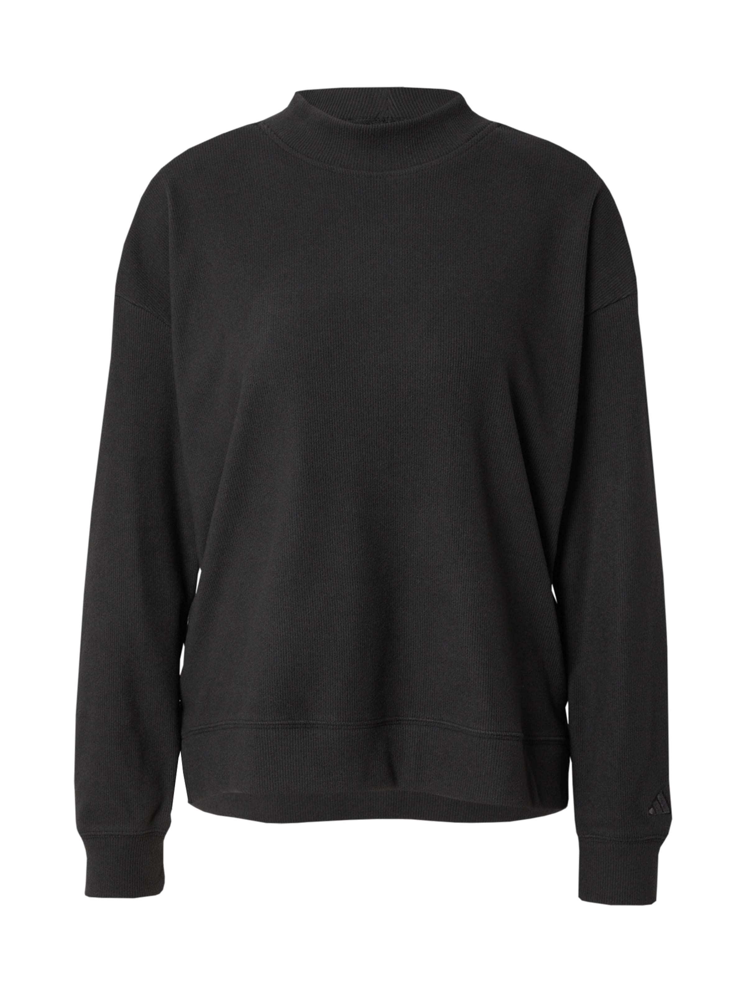 ADIDAS GOLF Sport sweatshirt 'Go-to Mock' i svart: framsida