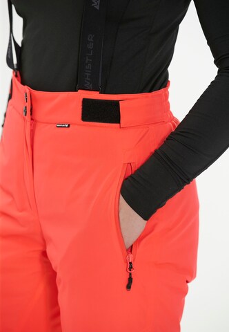 Whistler Regular Workout Pants 'Fairfax' in Orange