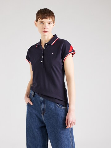 T-shirt TOMMY HILFIGER en bleu : devant