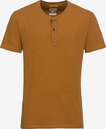 CAMEL ACTIVE Henleyshirt aus Organic Cotton in Orange: predná strana