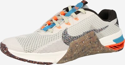 NIKE Laufschuh 'METCON 7' in türkis / dunkelgrau / khaki / weiß, Produktansicht