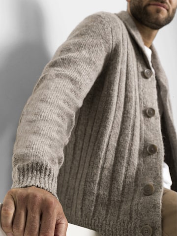 bonprix Gebreid vest in Beige