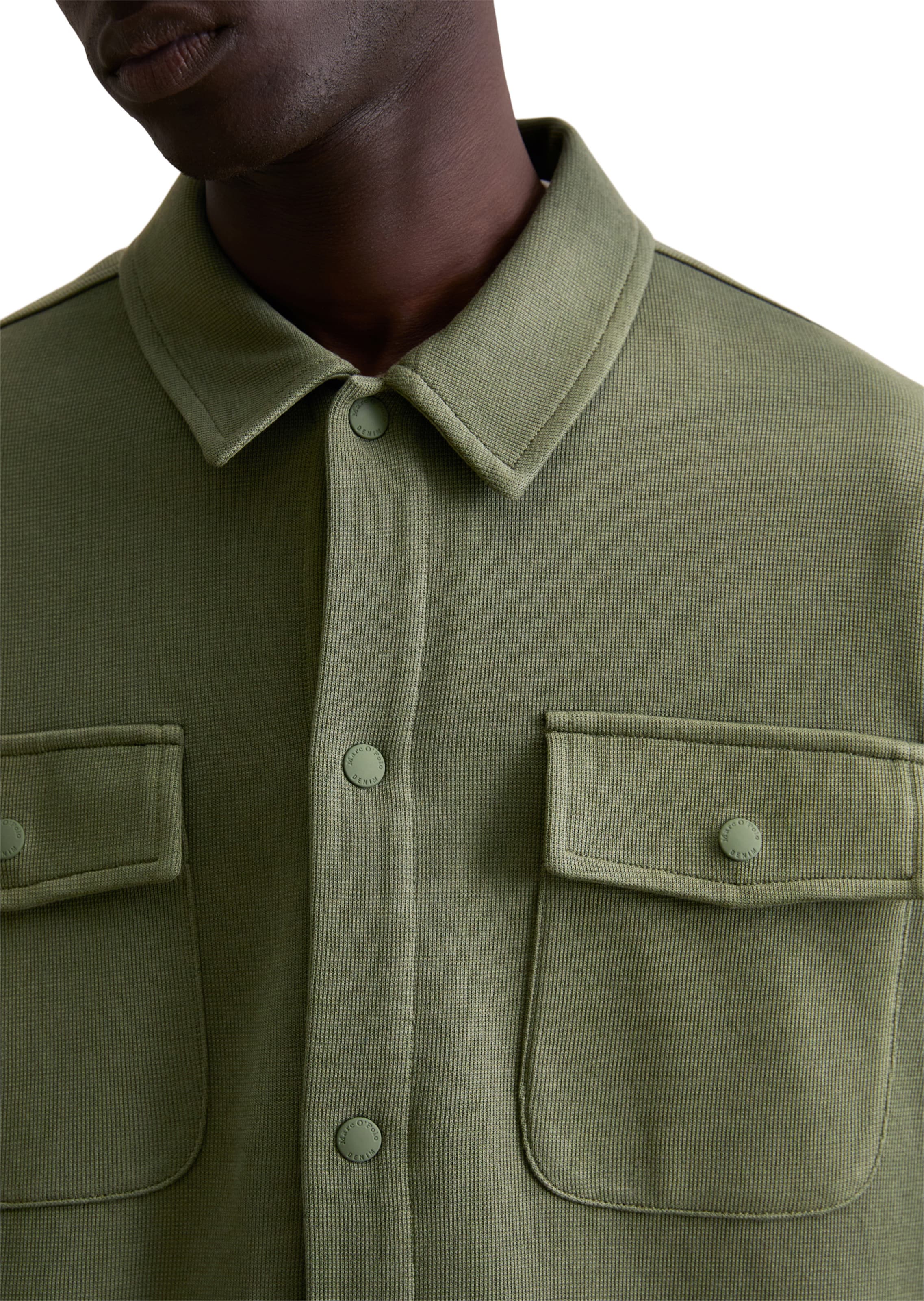 Marc O'Polo DENIM Sweatvest in Groen