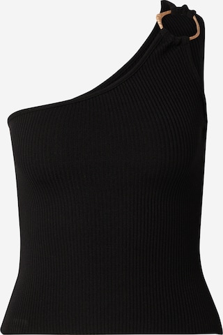 Top in maglia di AMI ALY in nero: frontale