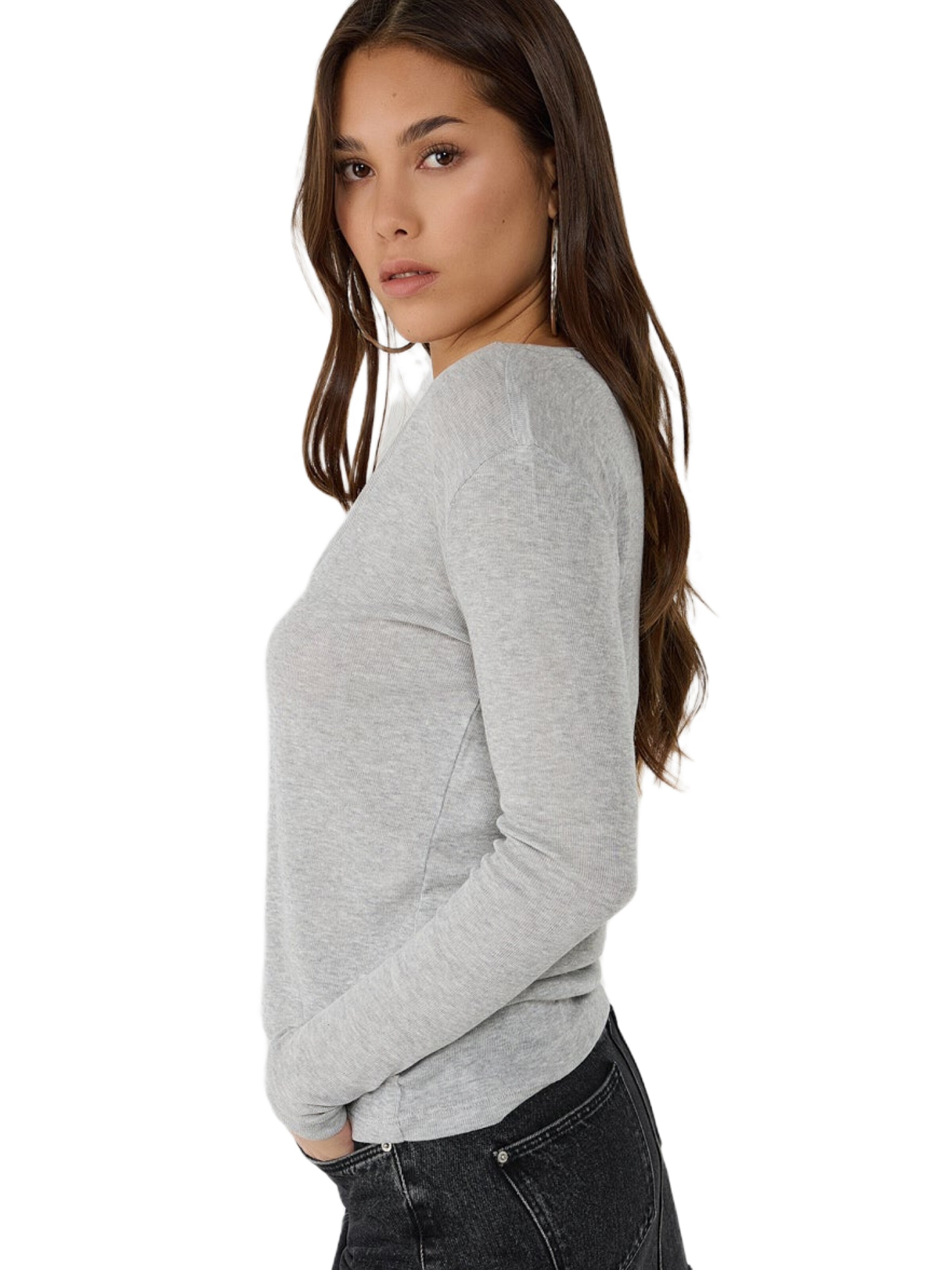 No Matter What Shirt in Grijs