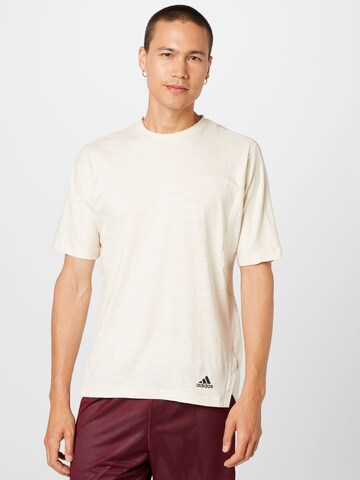 ADIDAS SPORTSWEAR Funkcionalna majica 'Well Being' | bela barva: sprednja stran