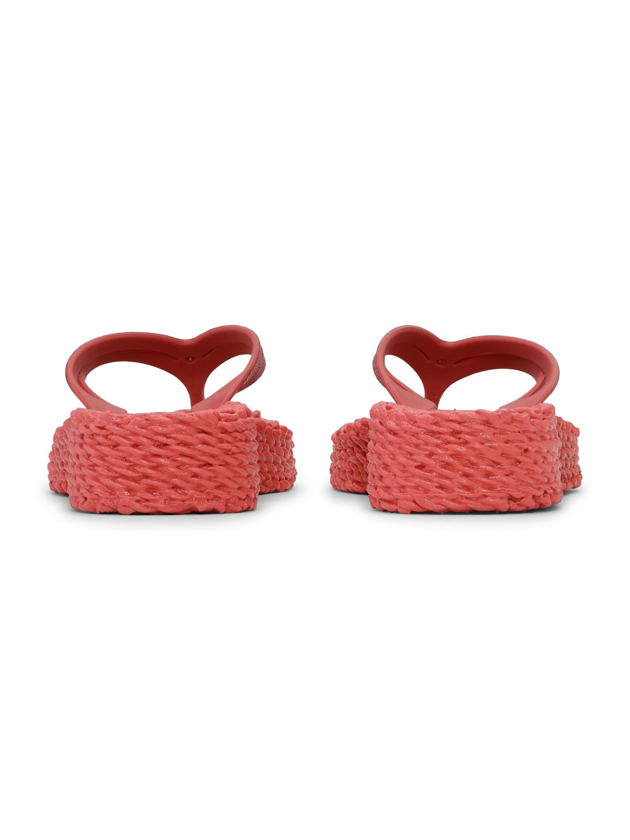 ILSE JACOBSEN Teenslipper 'Cheerful13' in Rood