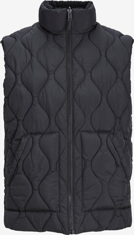 JACK & JONES Vest in Black: front