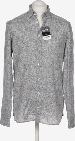 Van Laack Button Up Shirt in L in Grey: front
