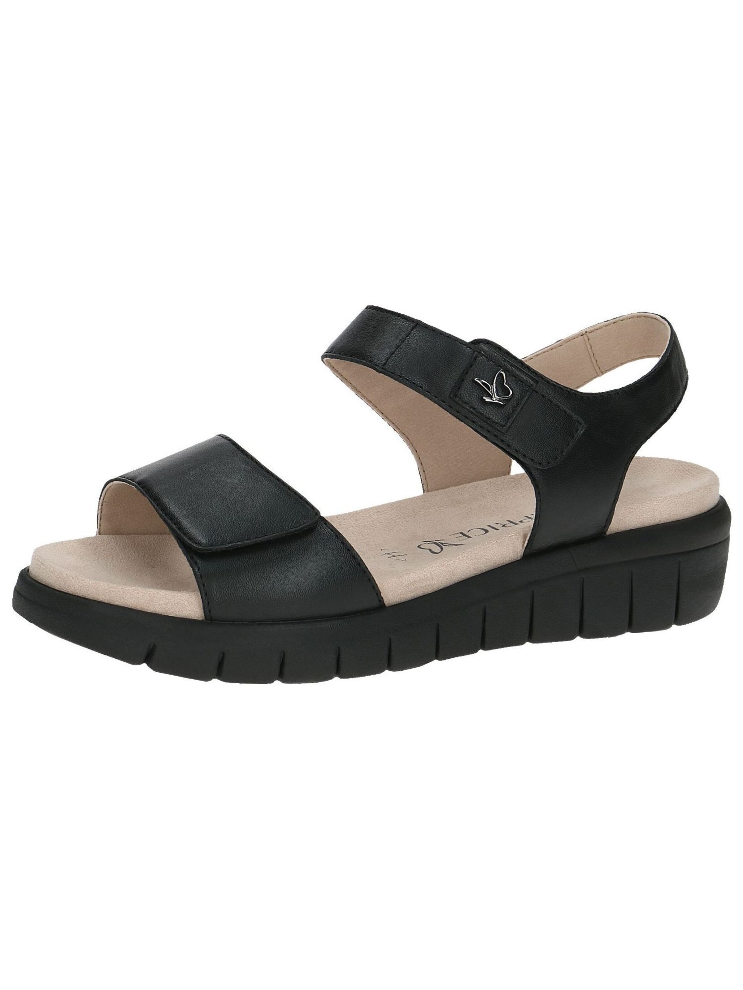 CAPRICE Sandale in Schwarz: Vorderseite