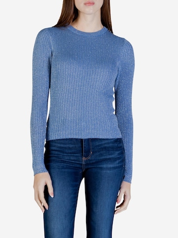 Pullover 'JDYPLUM LUREX' di Jaqueline de Yong in blu: frontale