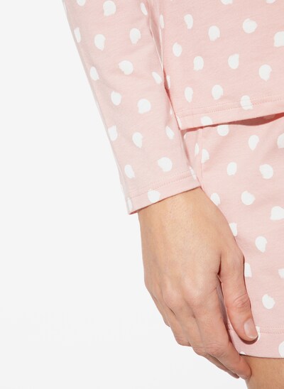 Camicia da notte Sanetta di colore rosa / bianco, Visualizzazione prodotti