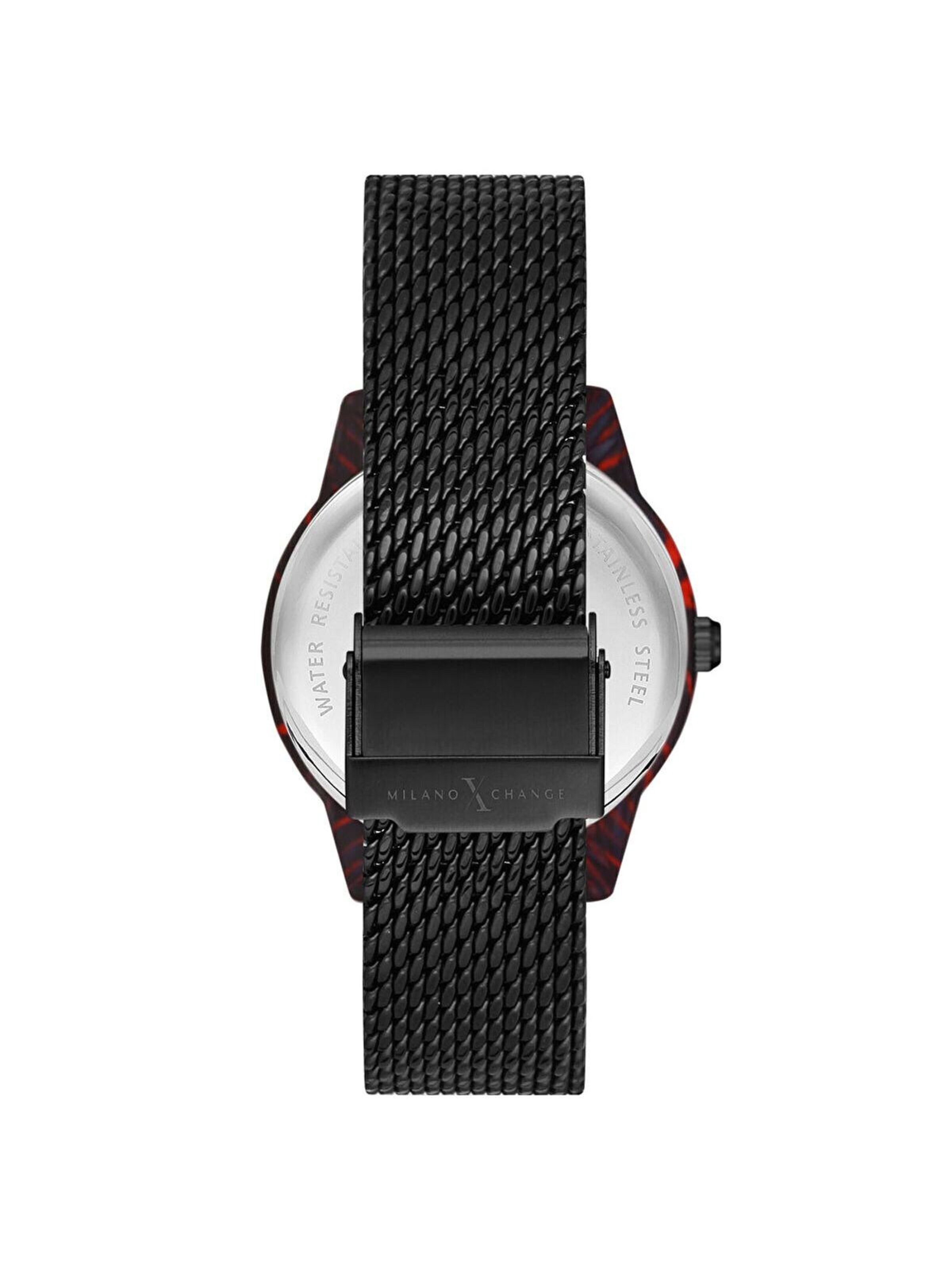 Orologio analogico di Milano X Change in nero
