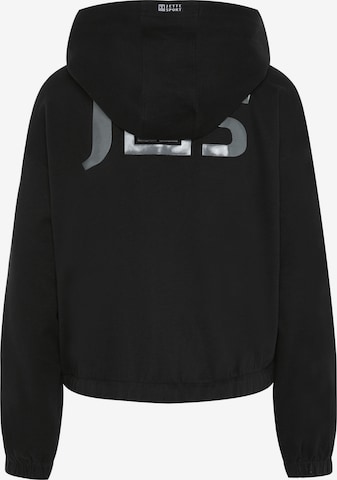 Jette Sport Zip-Up Hoodie in Black