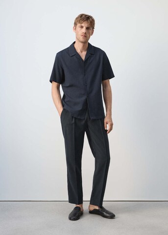 MANGO MAN Regular Fit Hemd 'Muzza' in Blau