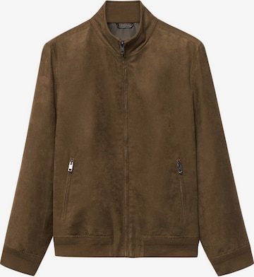 MANGO MANPrijelazna jakna 'Siena' - smeđa boja: prednji dio