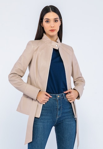 Veste mi-saison Giorgio di Mare en beige