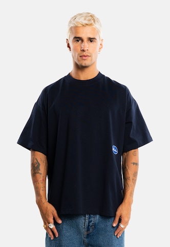 T-shirt 'Miles & Moments' Another Cotton Lab en bleu