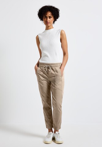 STREET ONE Slim fit Pants in Beige