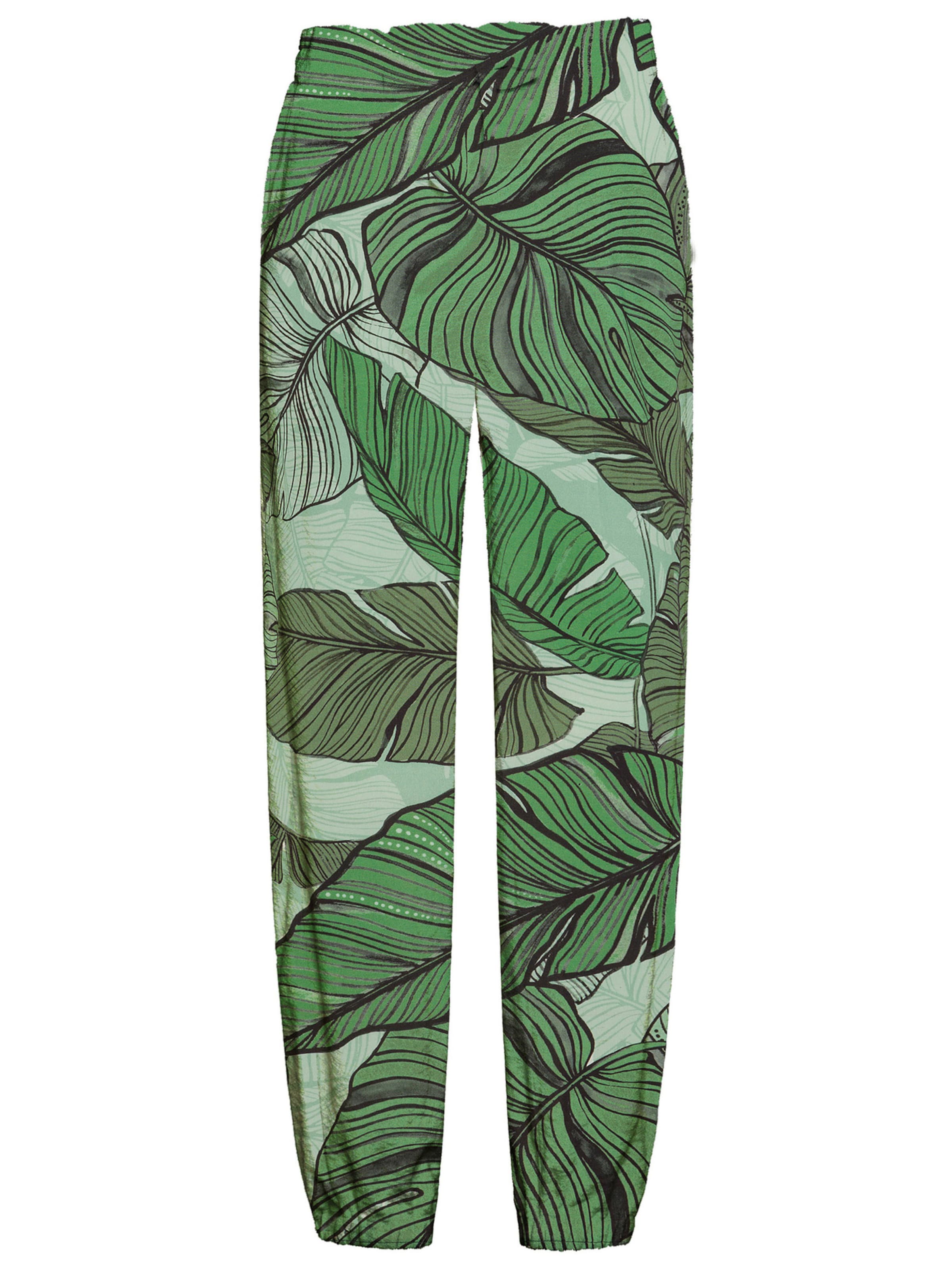 DEHA Tapered Broek in Groen: voorkant