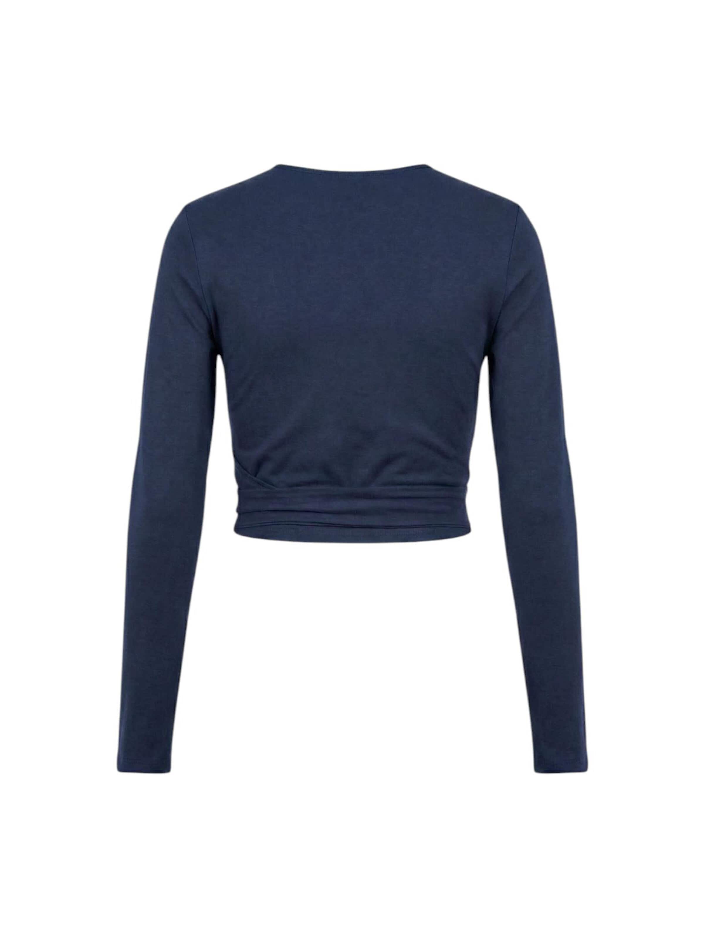 LOTUSCRAFTS Top 'Amina Wrap Top'‌‌ in Blau