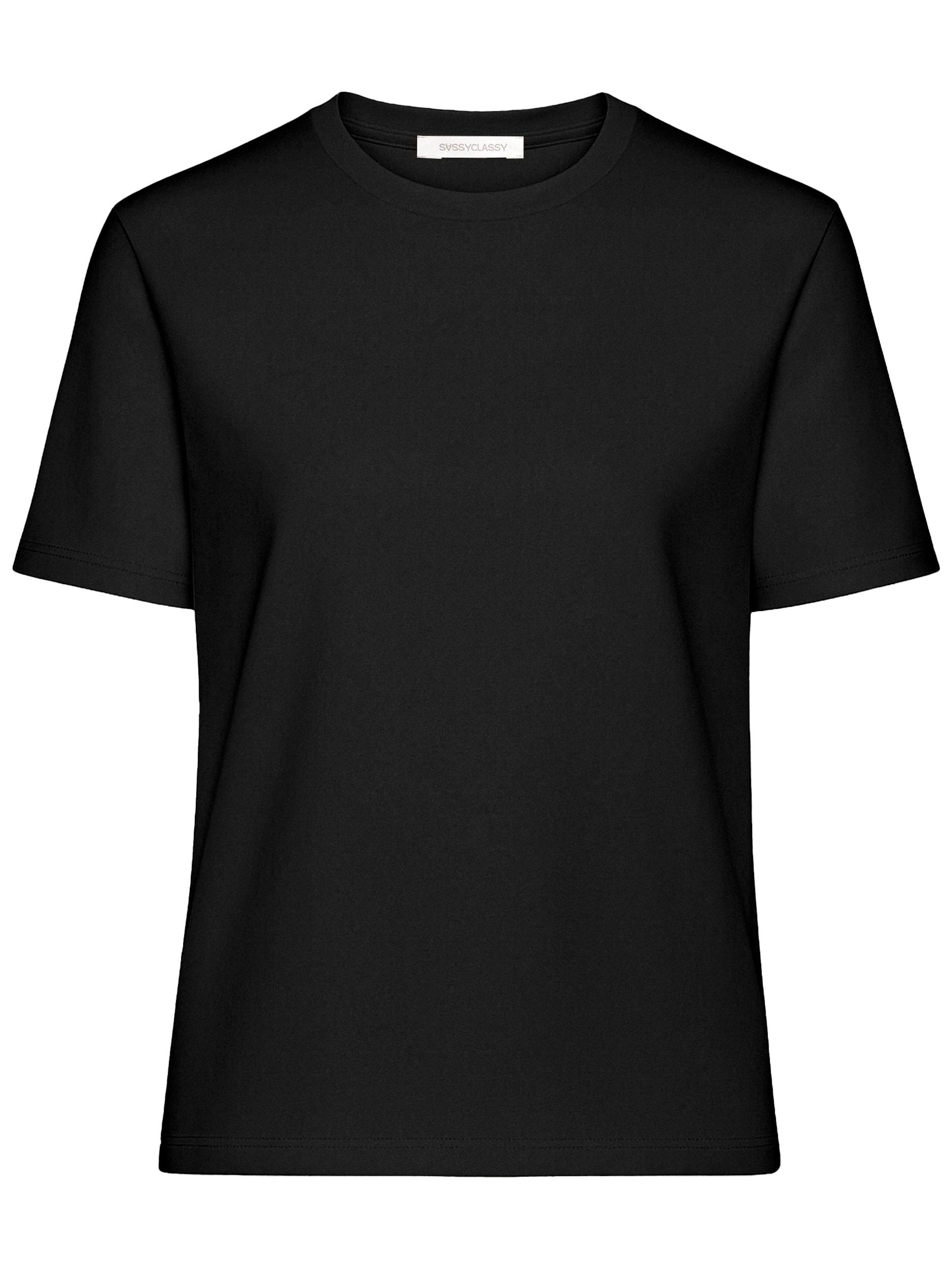SASSYCLASSY Shirt in Black: front